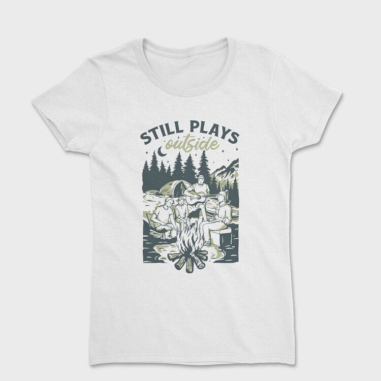 Camping With Friends, Women's T-Shirt