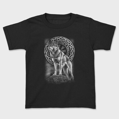 Wolf Rune, Kids' T-Shirt