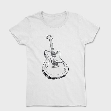 Guitar Draw, Women's T-Shirt