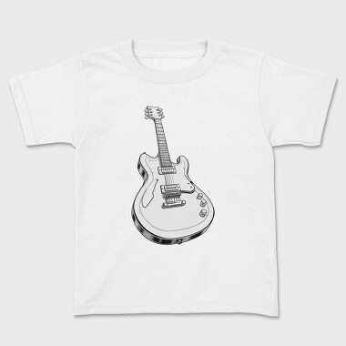 Guitar Draw, Kids' T-Shirt