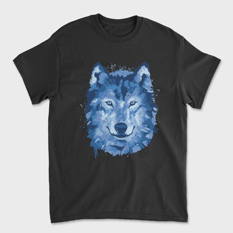 Wolf Splattered, Унисекс Мъжка Тениска