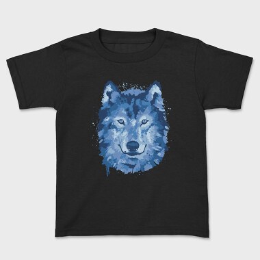 Wolf Splattered, Kids' T-Shirt