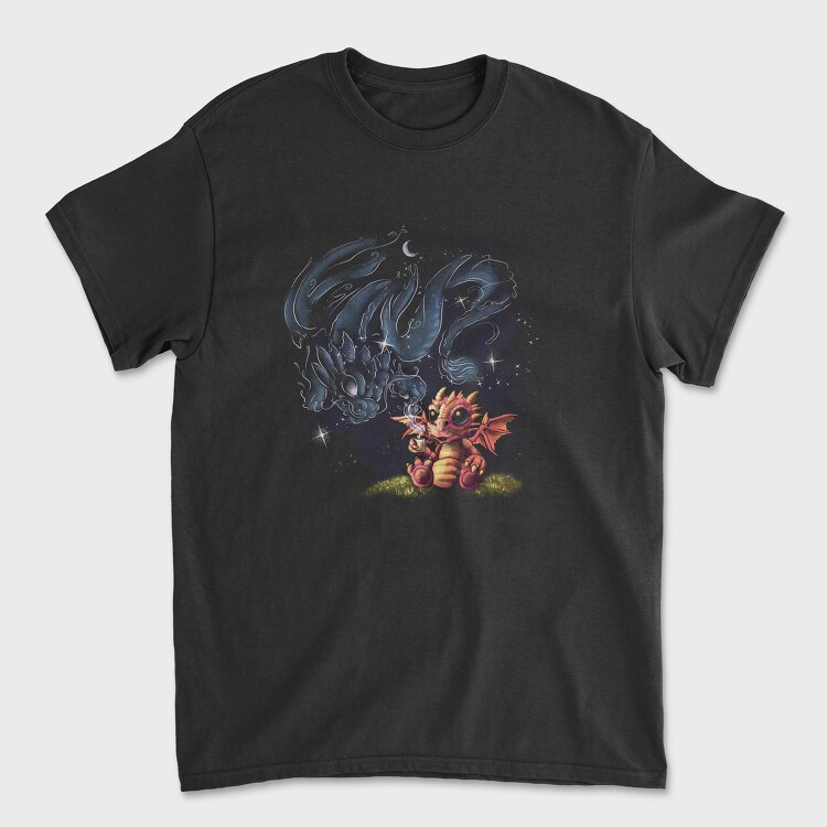Magic Coffe Dragon, Unisex Men's T-Shirt