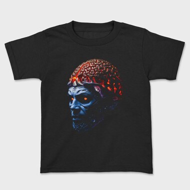 Man Brain Fire, Kids' T-Shirt