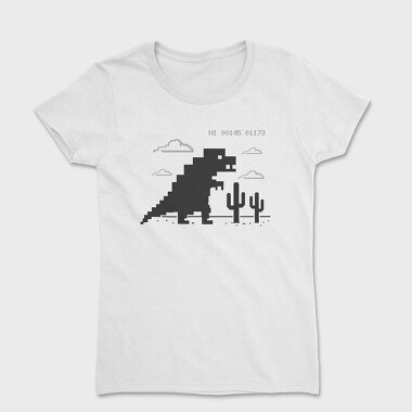 Dinosaur Game, Women's T-Shirt