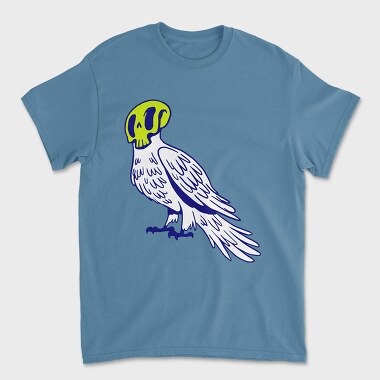 Halloween Crow Skull, Unisex Men's T-Shirt