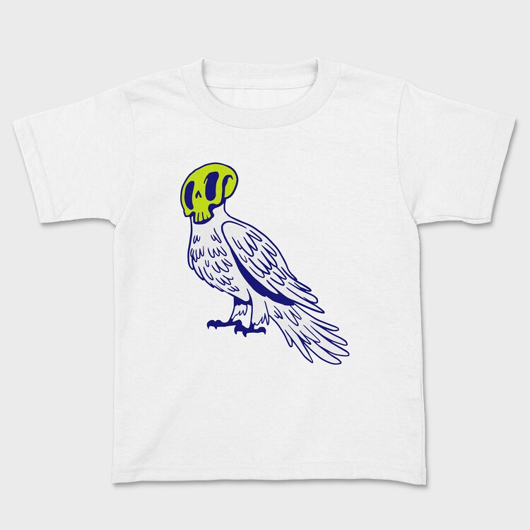 Halloween Crow Skull, Kids' T-Shirt