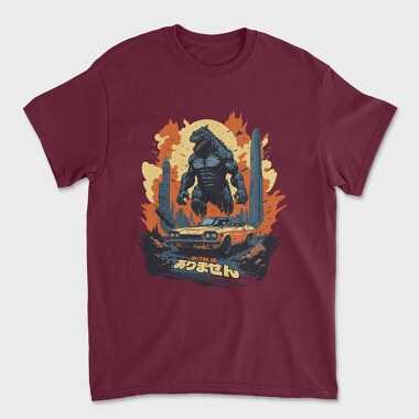 Car Monster Japanese, Unisex Men's T-Shirt