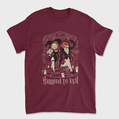 Married to Evil, Unisex Men's T-Shirt