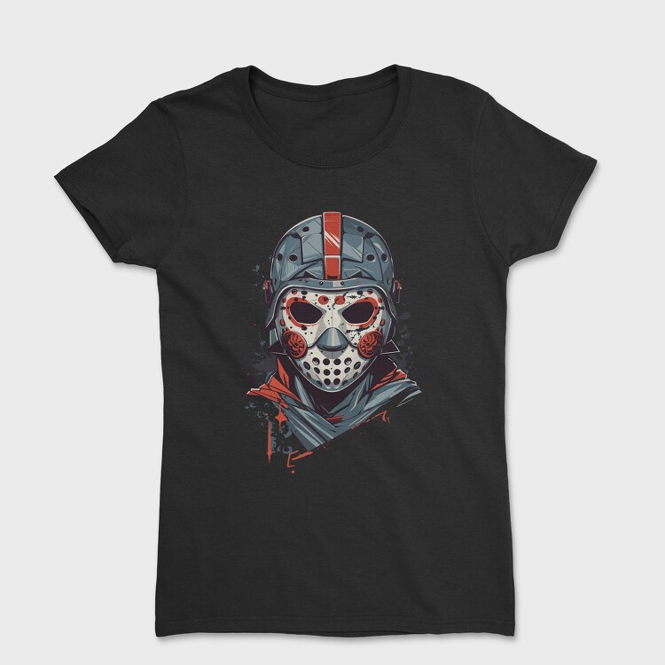 Halloween Hockey Mask, Дамска Тениска