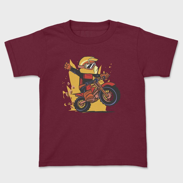 Dirt Bike Cartoon, Детска Тениска