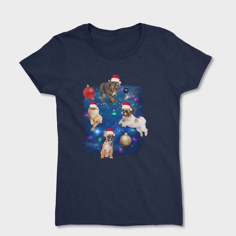 Xmas Dogs, Дамска Тениска