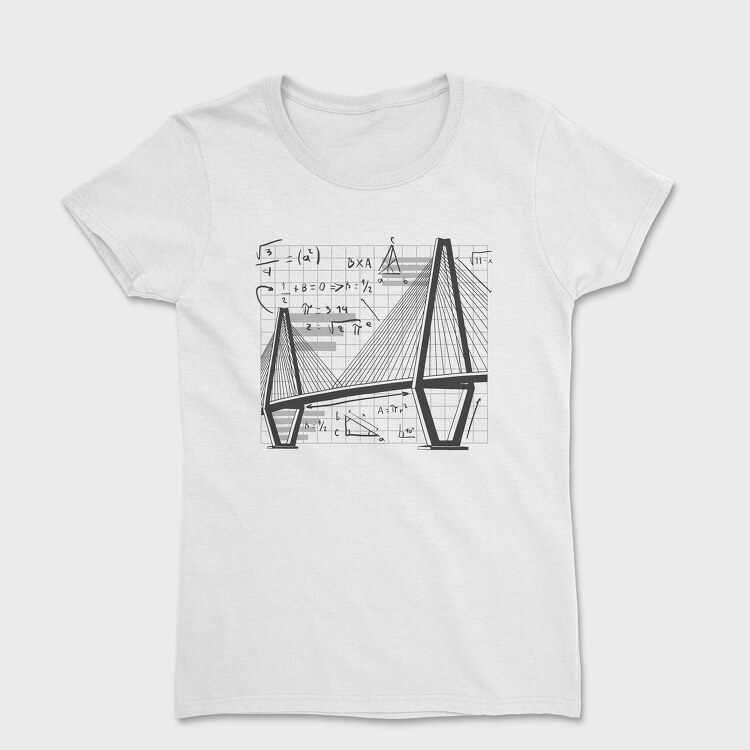 Math Bridgegrid, Women's T-Shirt