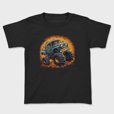 Kids' T-Shirt, Halloween Monster Truck