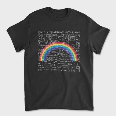 Maths Rainbow, Unisex Men's T-Shirt