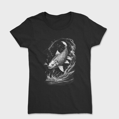 Carp Line Monochrome, Women's T-Shirt