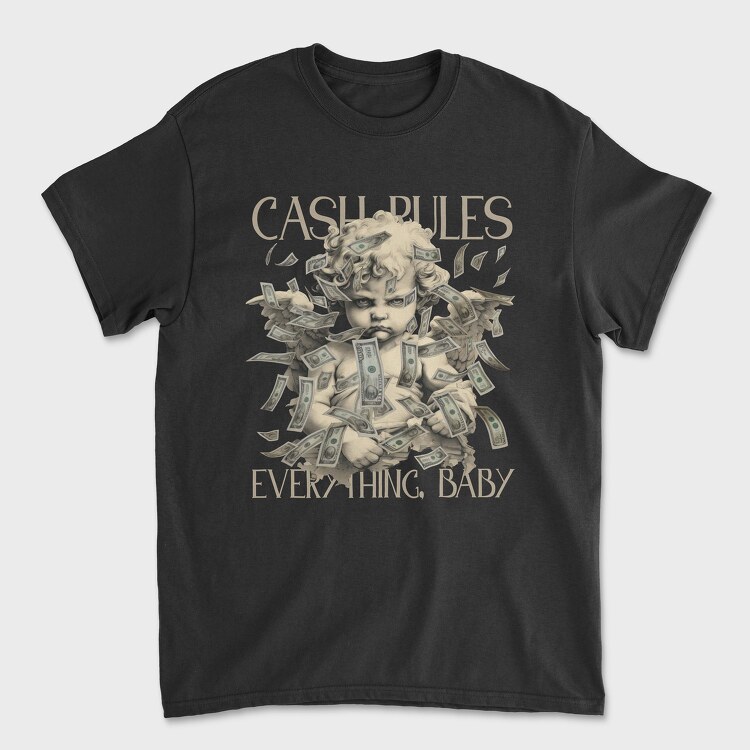 Cash Rules, Унисекс Мъжка Тениска