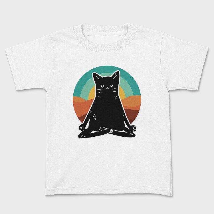 Yoga Cat 2, Детска Тениска