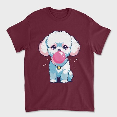Dog Bubblegum, Unisex Men's T-Shirt