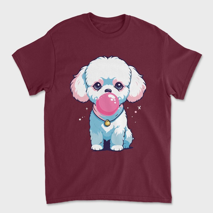 Dog Bubblegum, Unisex Men's T-Shirt