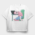 Dog Cartoon, Women's T-Shirt
