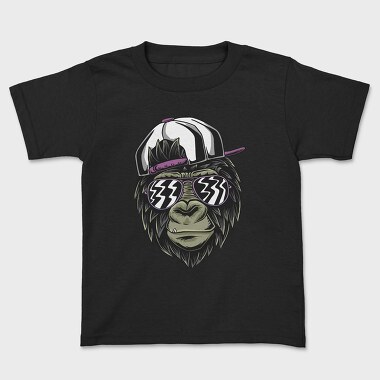 Stylish Monkey, Kids' T-Shirt