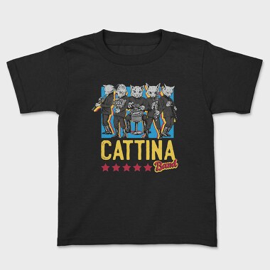 Cat Band, Kids' T-Shirt