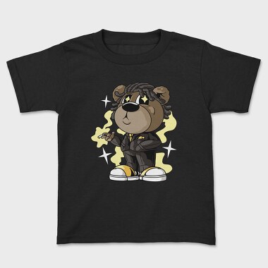 Successful Stoner Bear, Kids' T-Shirt