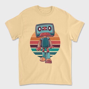 Cassette Robot, Unisex Men's T-Shirt