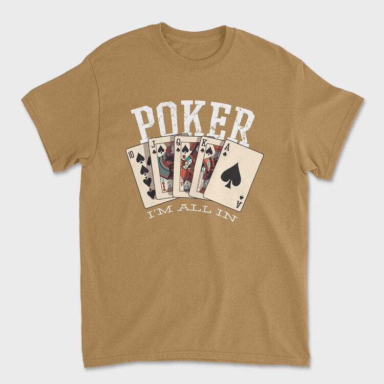 Poker, Унисекс Мъжка Тениска