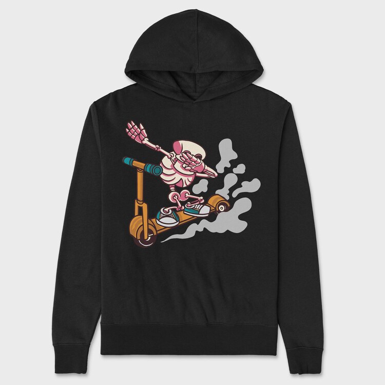 Scooter Skeleton, Унисекс Мъжко Суичър