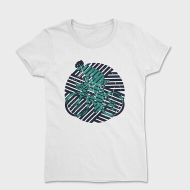 Geometric Bicycle, Women's T-Shirt
