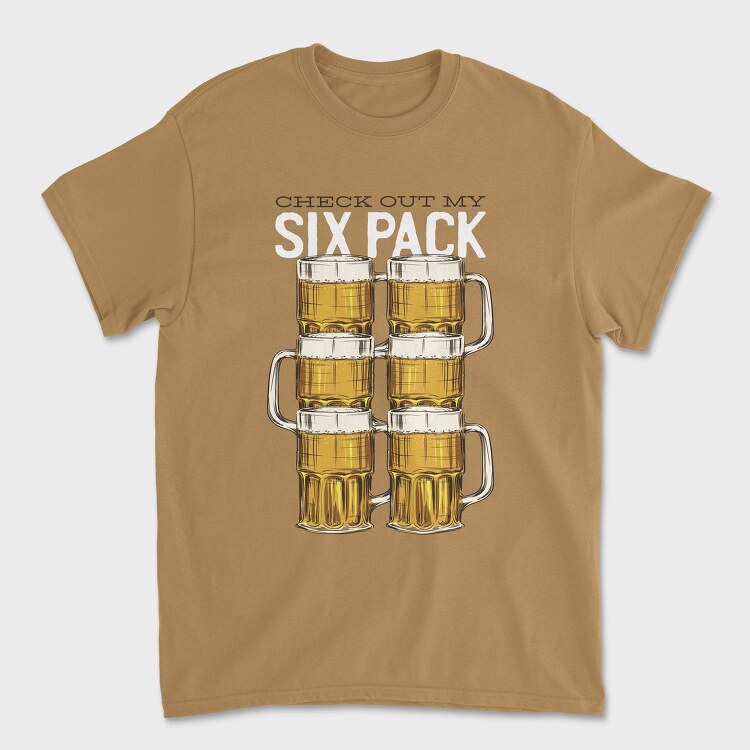Beer Sixpack, Unisex Men's T-Shirt