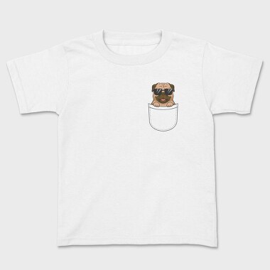 Dog in a Pocket, Kids' T-Shirt