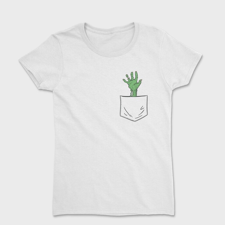 Zombie Hand Pocket, Дамска Тениска