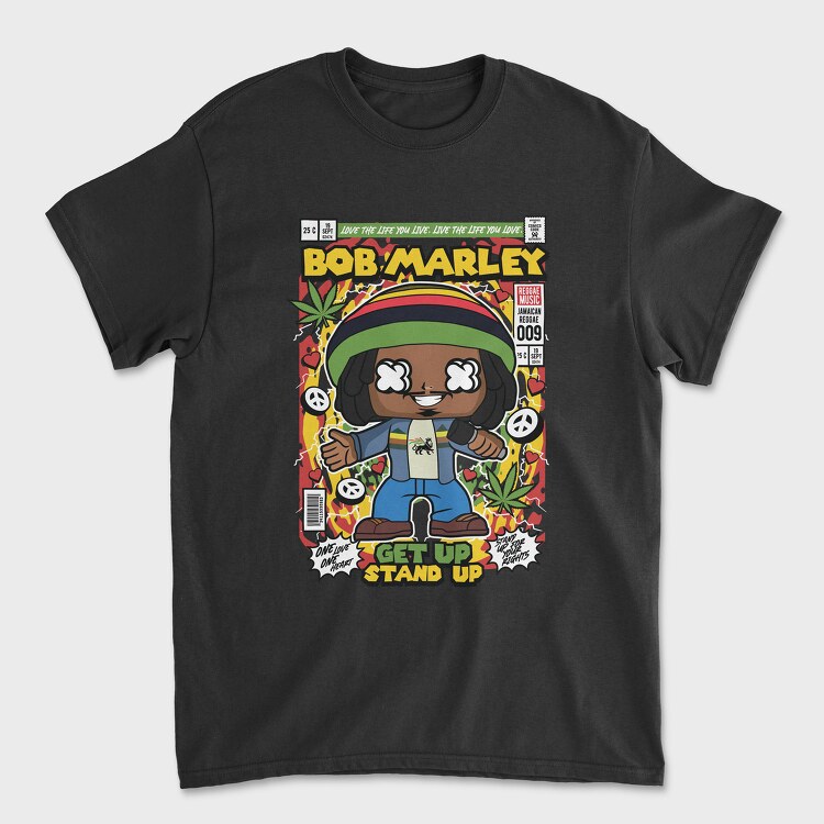 Bob Marley, Unisex Men's T-Shirt