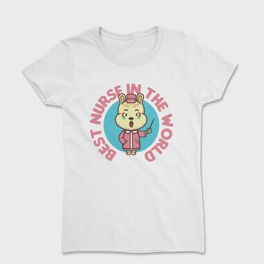 Best Nurse in the World Cartoon, Women's T-Shirt