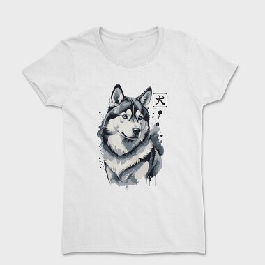 Husky Poster, Women's T-Shirt