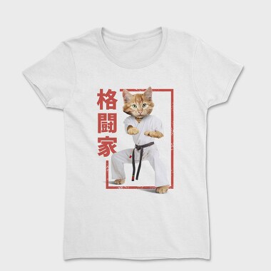 Karate Cat, Women's T-Shirt