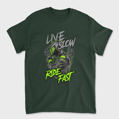 Unisex Men's T-Shirt, ride fast
