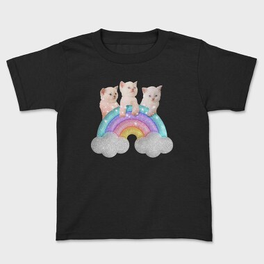 Sparkles Cats, Kids' T-Shirt