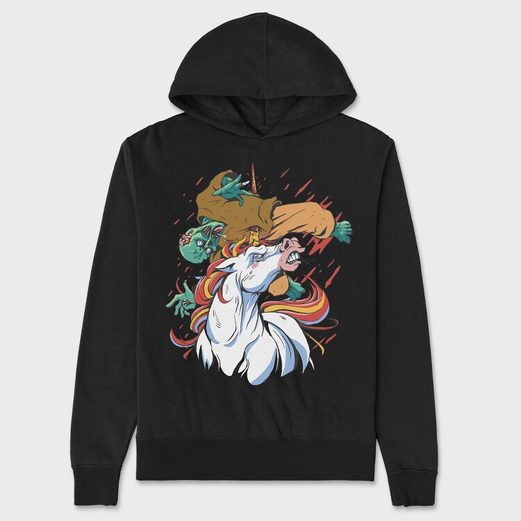 Unicorn Zombies, Unisex Men's Hoodie