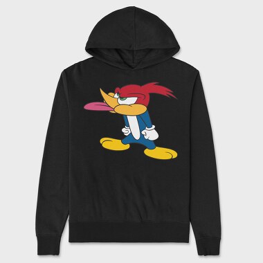 Cartoon Retro Woody Woodpecker 1, Unisex Men's Hoodie