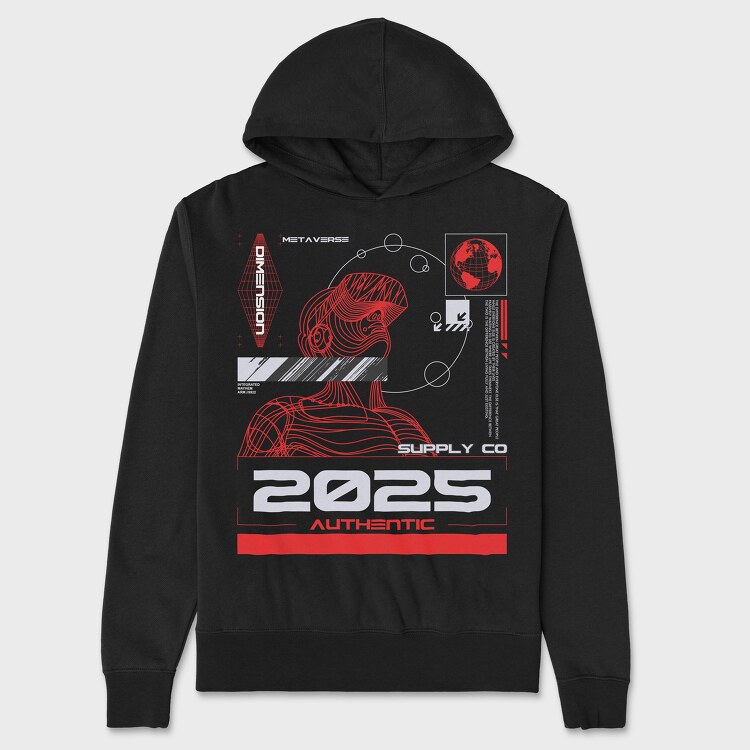 2025 1, Unisex Men's Hoodie