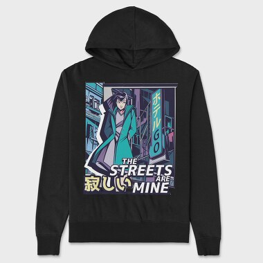 Anime Vaporwave Streets Are Mine, Unisex Men's Hoodie