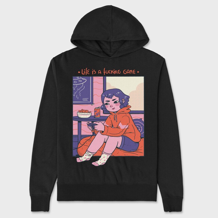 Comfy Chill Girl 6, Unisex Men's Hoodie