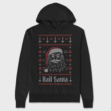Evil Santa Ugly Sweater, Unisex Men's Hoodie