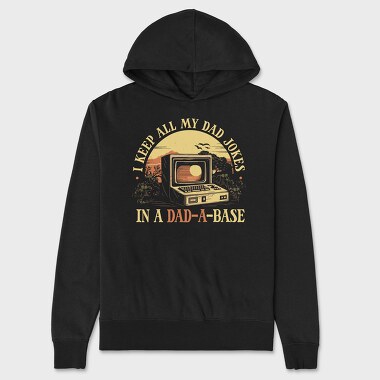 Dad Joke Database, Unisex Men's Hoodie