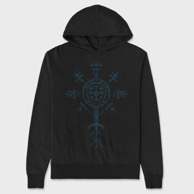 Valkyrie Symbol, Unisex Men's Hoodie