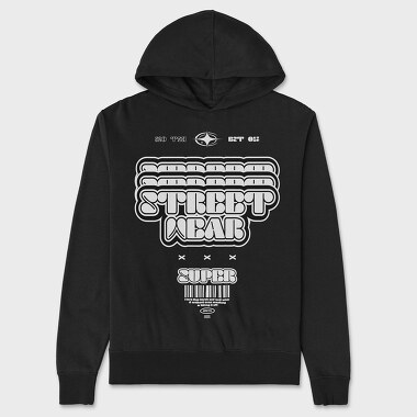 Street Waer 1, Unisex Men's Hoodie